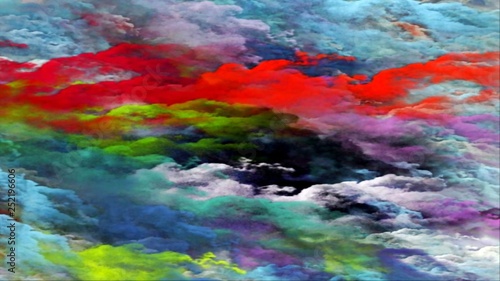 Fototapeta Naklejka Na Ścianę i Meble -  abstract background blurred colored psychedelic cloudy smoky texture