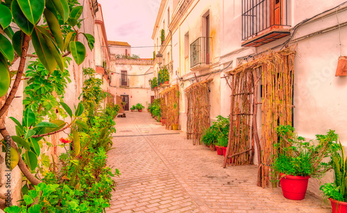 Fototapeta Naklejka Na Ścianę i Meble -  Streets of Tarifa. Andalusia. Cadiz.Spain.