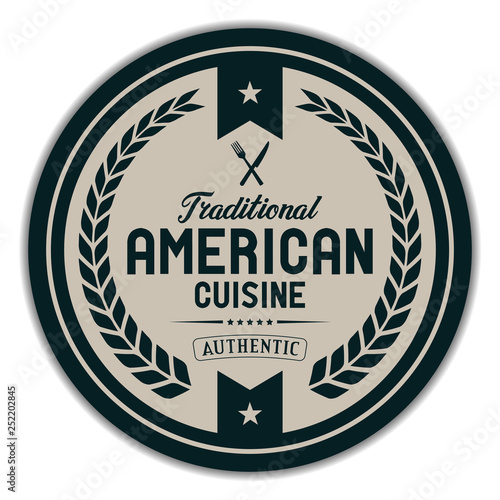 American Cuisine Label