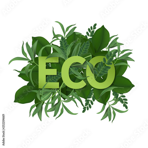 Go green day. ECO friendly ...