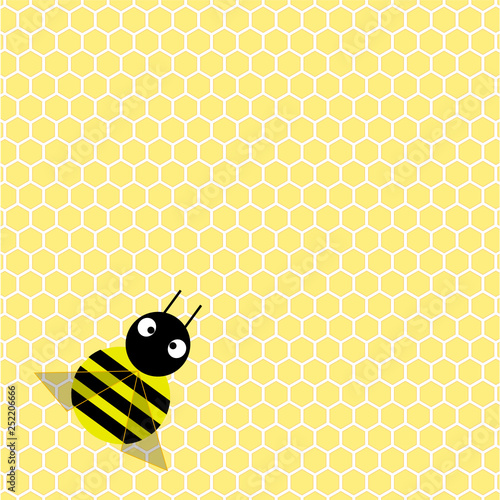 honeycomb and bees wallpaper