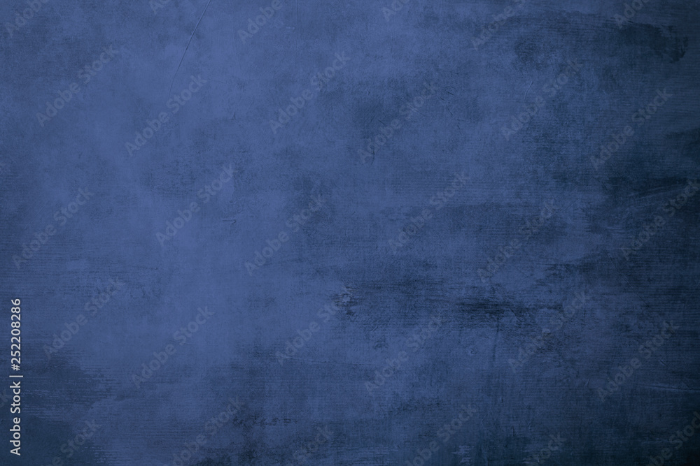 Blue grungy distressed canvas bacground