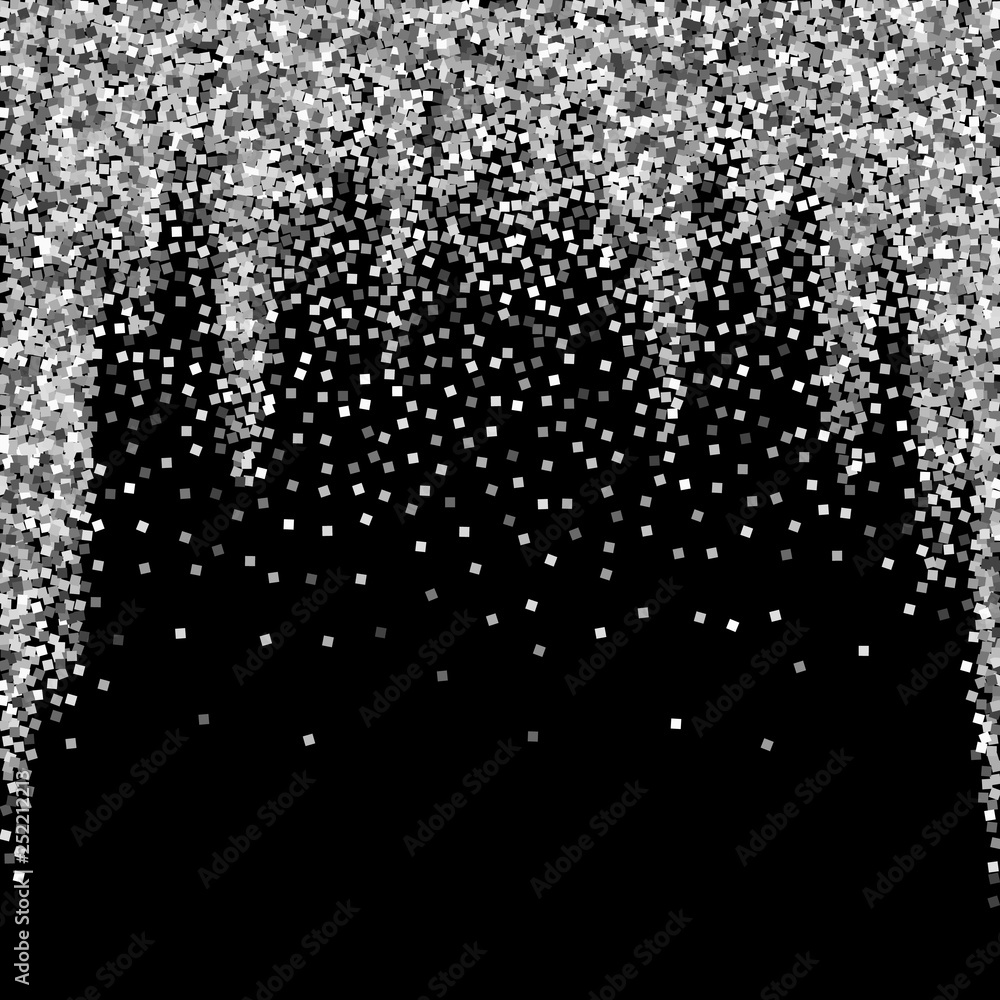 Silver glitter luxury sparkling confetti. Scattere Silver glitter luxury sparkling confetti. Scattere