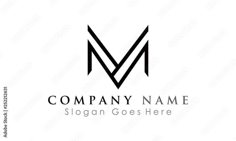 M abstract logo M abstract logo