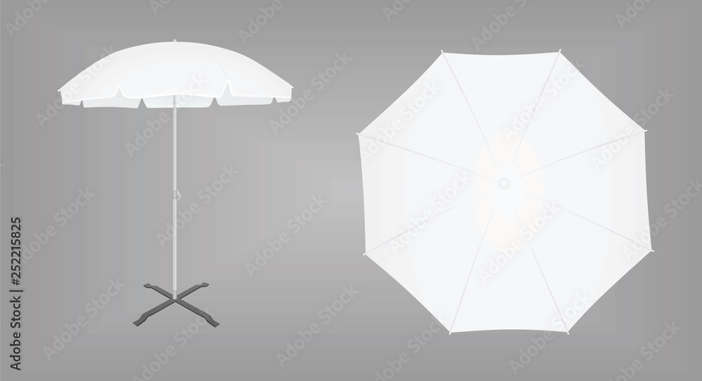 Sun umbrella. vector illustration - obrazy, fototapety, plakaty 