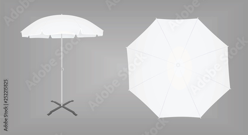 Sun umbrella. vector illustration