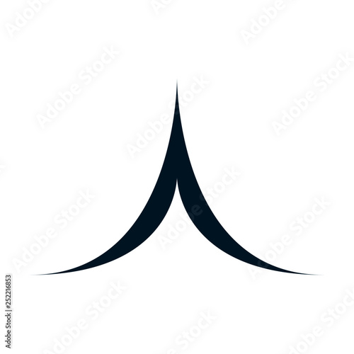 Icona piatto segno collezione brand freccia digitale business risultato su vettoriale design illustrazione grafica risorsa cursore web