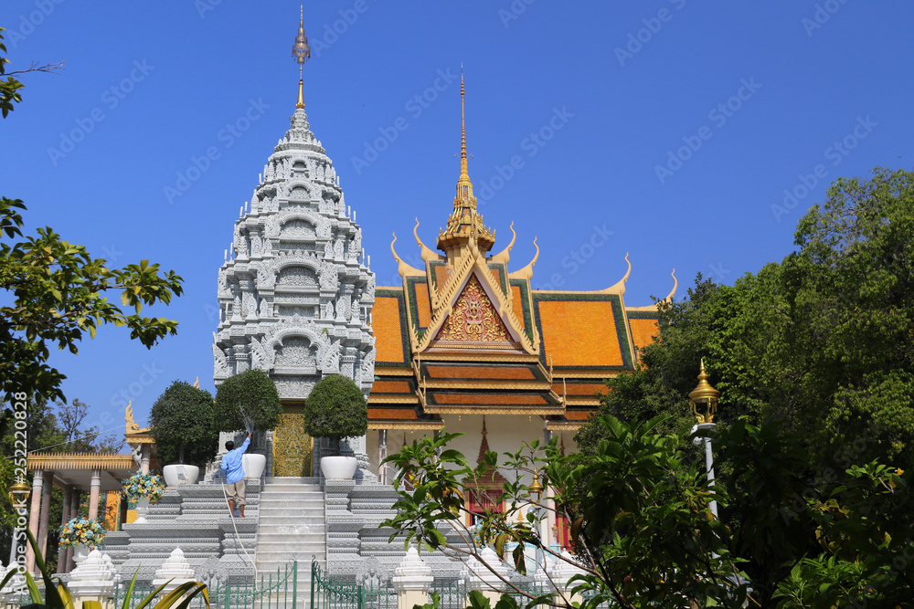 Fototapeta premium au Palais Royale de Phnom Penh au Cambodge