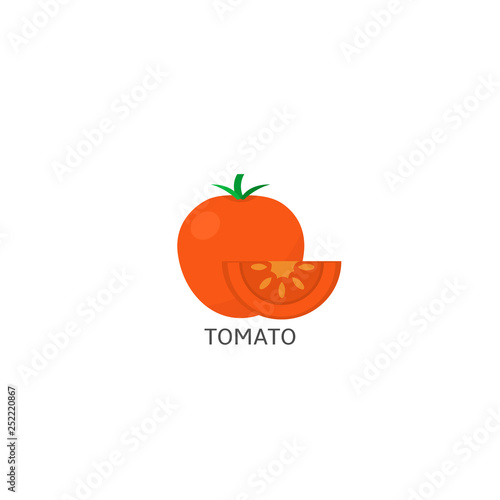 Red Tomato Vector illustration