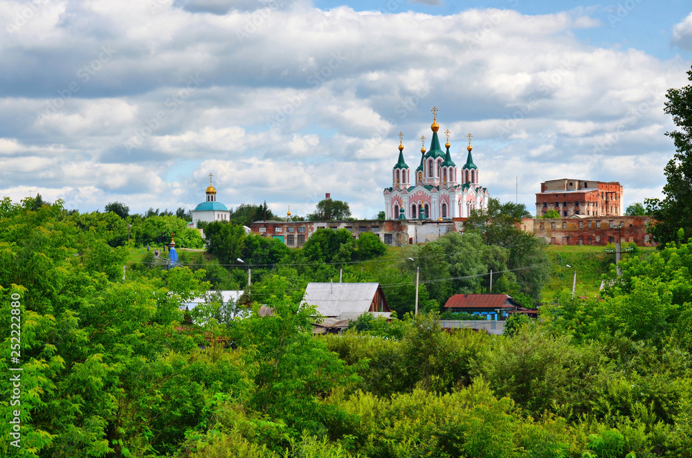 The ancient Russian city of Dalmatovo. There are many temples, abandoned and operating. The ancient Russian city of Dalmatovo. There are many temples, abandoned and operating.