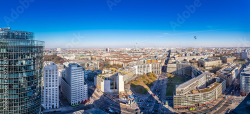 panoramic view at the city ...