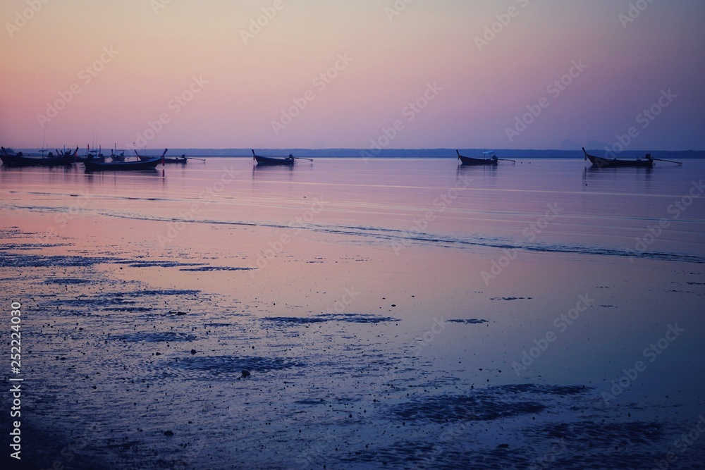 Fototapeta premium sunset at sea