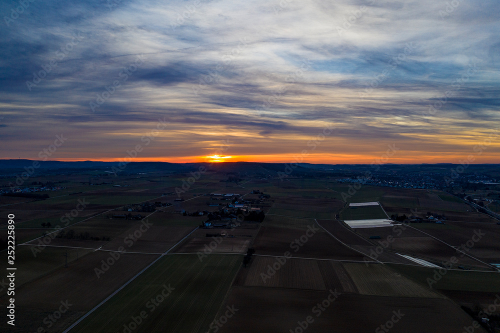 Naklejka premium Sonnenuntergang