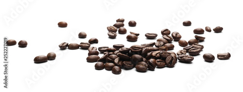 Coffee beans isolated on white background © dule964