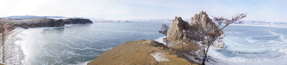 Winter in Baikal, Lake Baikal, Russia