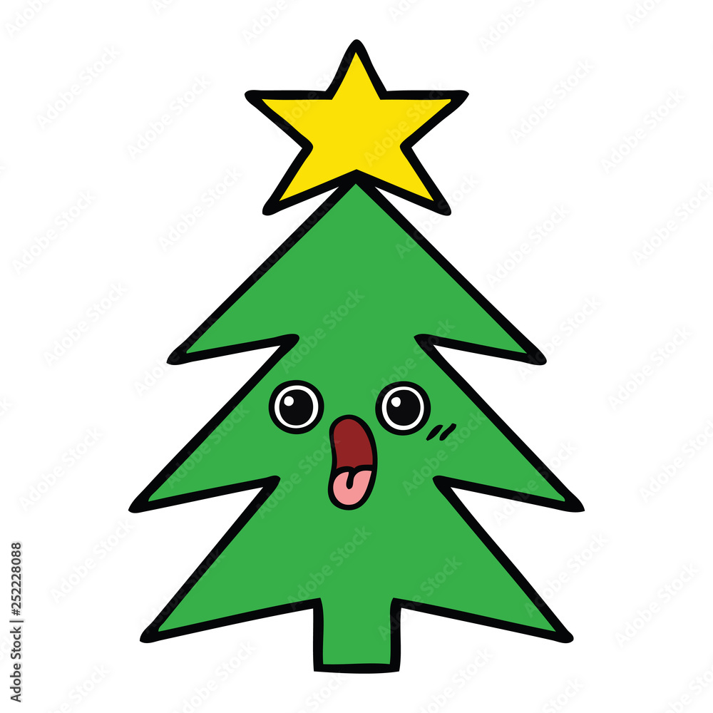 cute cartoon christmas tree cute cartoon christmas tree