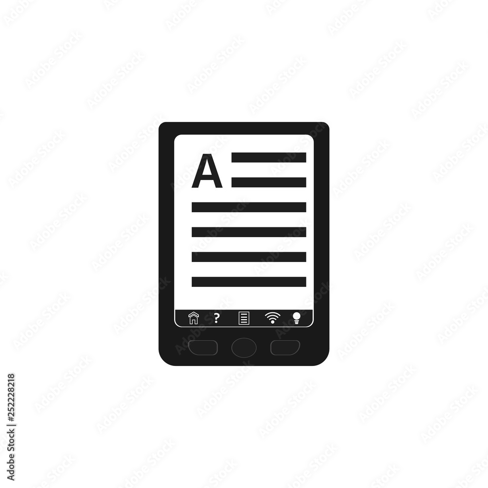 Ebook icon design. Ebooks concept. Vector illustration Ebook isolated on white background. Ebook icon design. Ebooks concept. Vector illustration Ebook isolated on white background.
