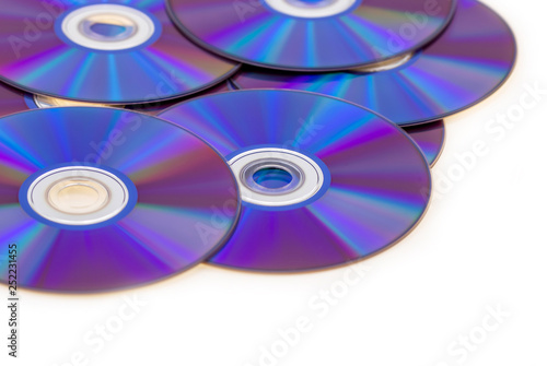 violet blu ray background DVD rom burning isolated on white