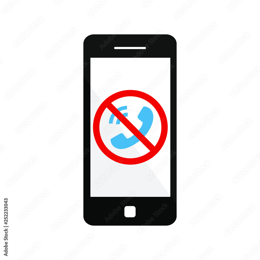 スマートフォン電話禁止マーク スマートフォン電話禁止マーク