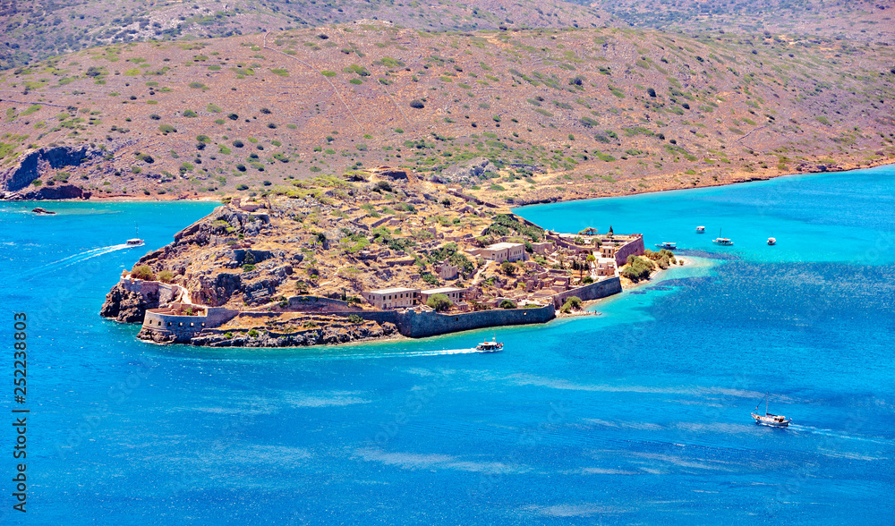 Island of Spinalonga, Crete, Greece
