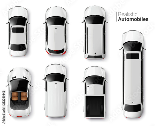 Cars Top View Set