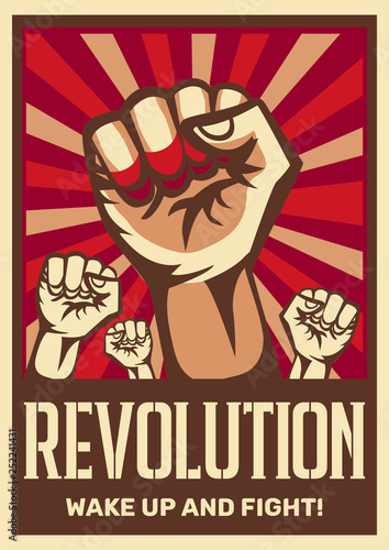  Revolution Propaganda Poster 