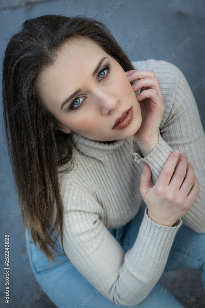 Portrait of a model Portrait of a model