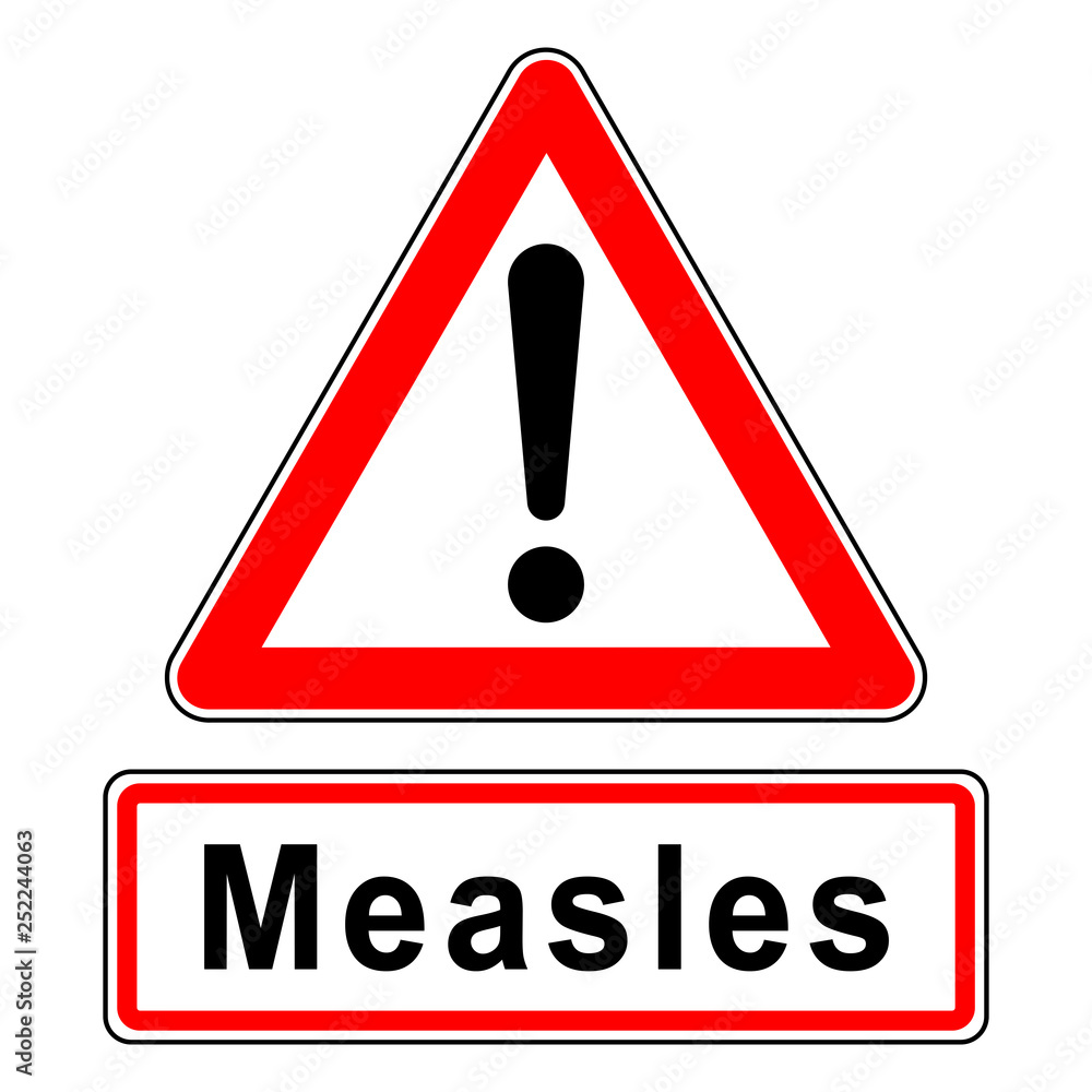 ncsc73 NewCombinationSignCaution ncsc - english text: measles virus - measles / attention / exclamation mark / warning / triangular - square xxl black red - xxl e7269 ncsc73 NewCombinationSignCaution ncsc - english text: measles virus - measles / attention / exclamation mark / warning / triangular - square xxl black red - xxl e7269