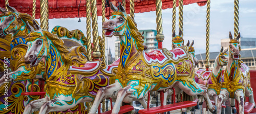 Traditional    Merry-go-round    carousel horses