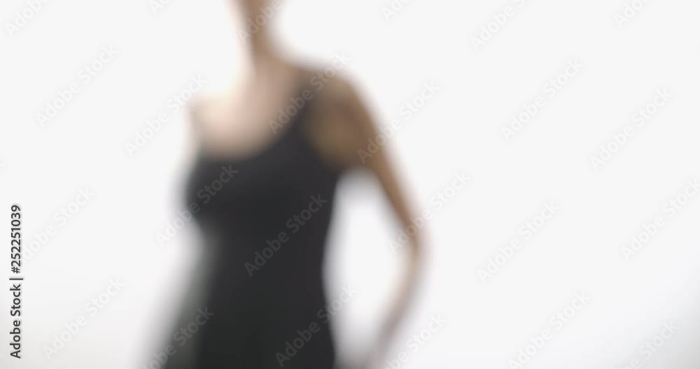 High spirits - A shapely and elegant woman is dancing gracefully - well-being concept - ProRes High spirits - A shapely and elegant woman is dancing gracefully - well-being concept - ProRes