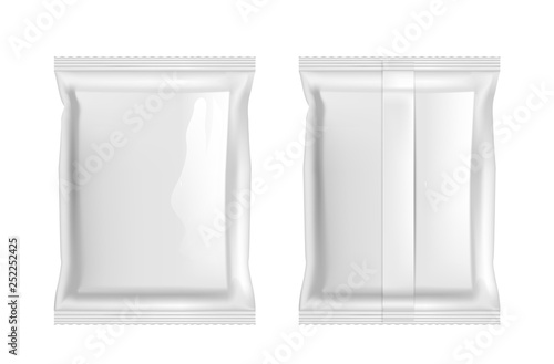 Vacuum packaging for snacks, food, chips, sugar and spices