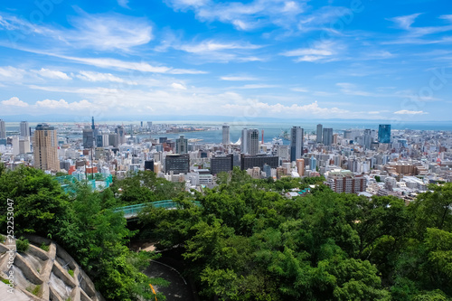 神戸 諏訪山展望台からの景色