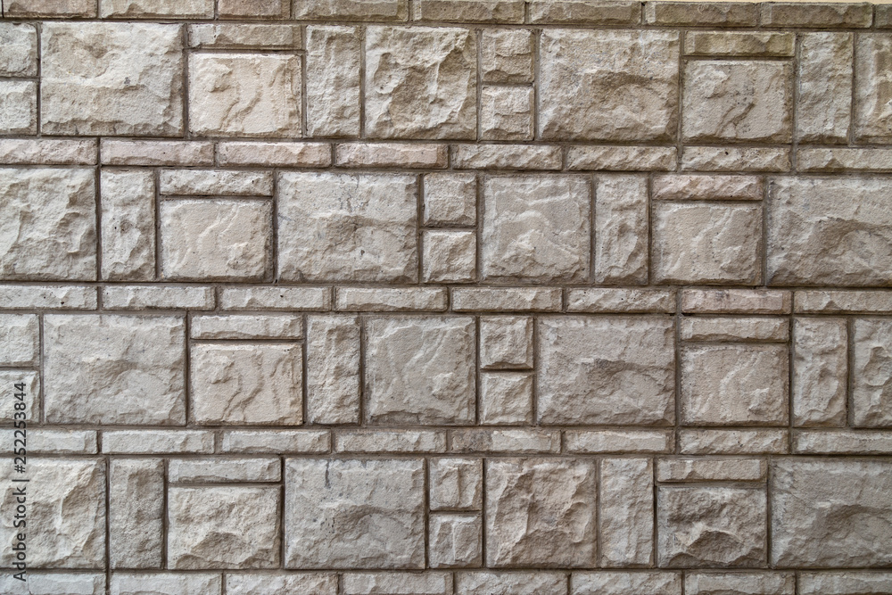 Decorative stone wall texture background