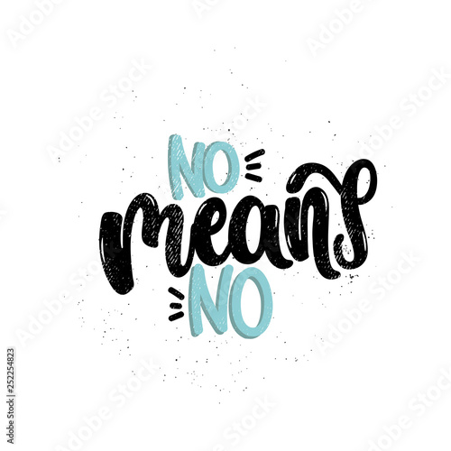 no means no