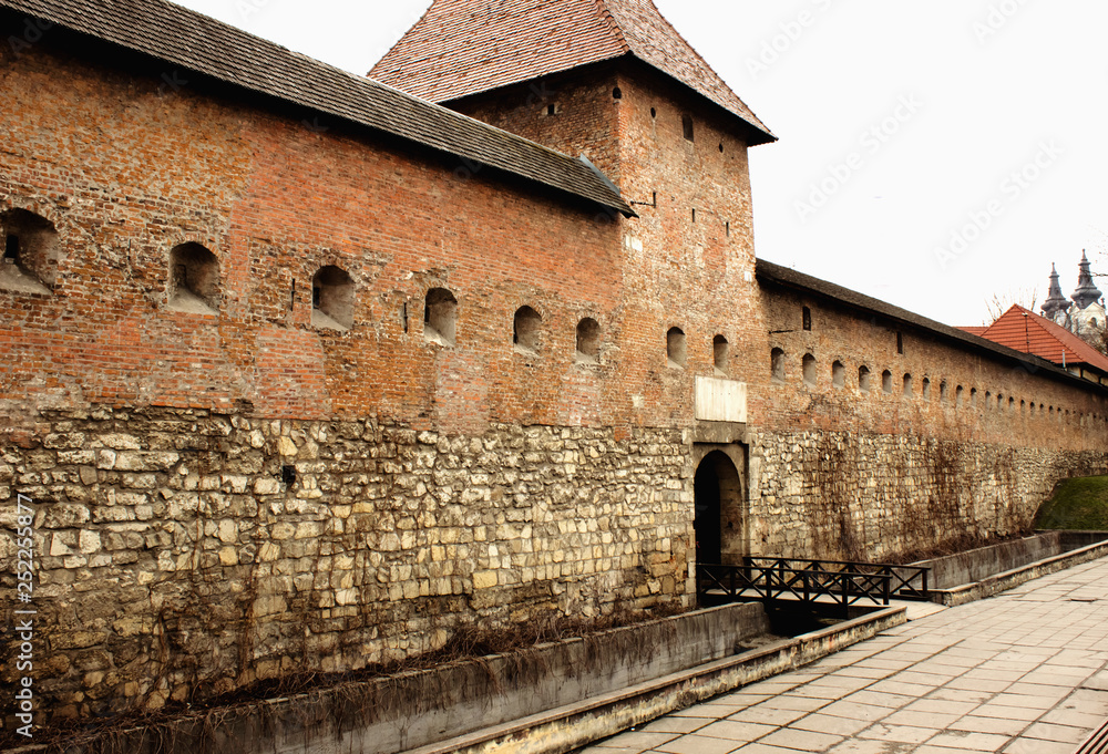 The walls of the old city. Medieval architecture