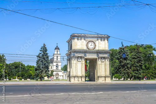 Obraz na płótnie Chisinau Assembly Square 03 w salonie