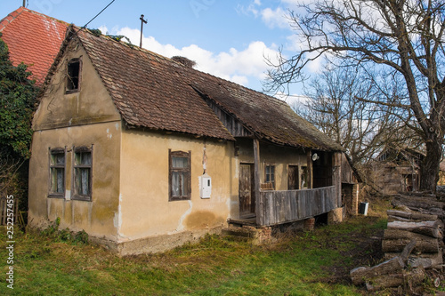 An historic building in the small village of Cigoc Village in Sisak-Moslavina County, central Croatia