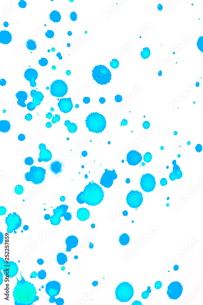 Watercolour Coloured Paint Drips Splatters and spots for Background Watercolour Coloured Paint Drips Splatters and spots for Background