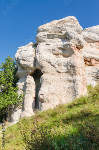 Complex of rock formations called Stone Wedding, located near the city of Kardzhali in Bulgaria
