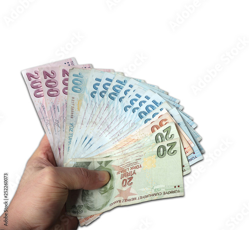 Turkish Lira banknotes 