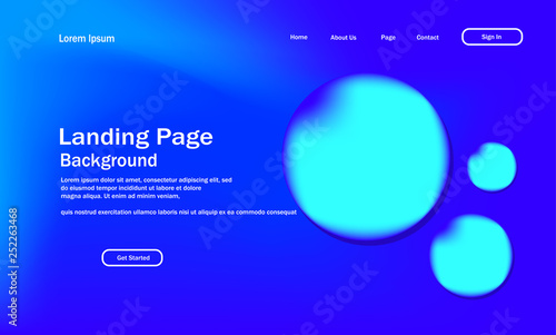 Modern Abstract background design. Landing page template.vector