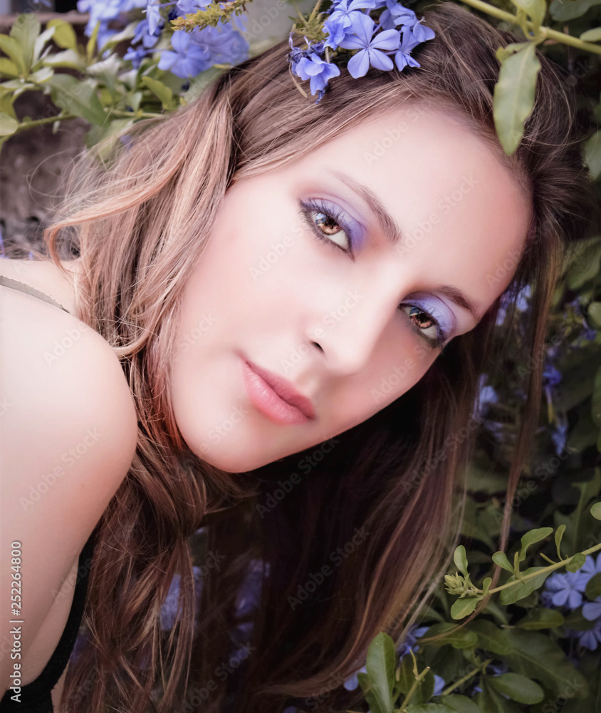 Naklejka premium portrait of a girl
