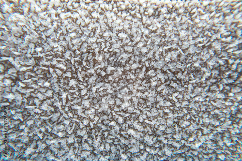 top view: texture of frozen ice floes in winter, snow background