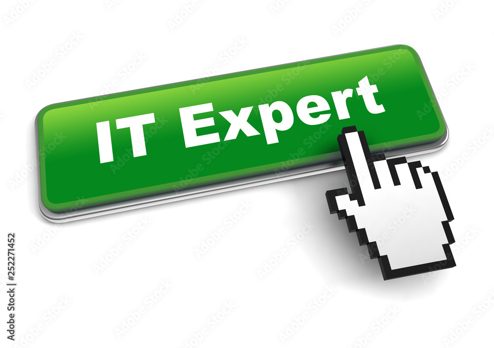it expert concept 3d illustration isolated it expert concept 3d illustration isolated