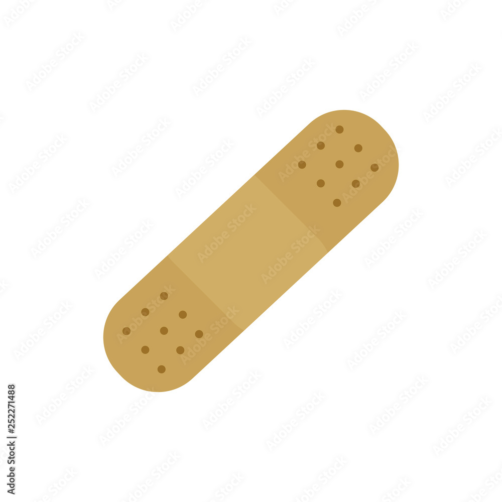 Bandage emoji vector flat design Bandage emoji vector flat design