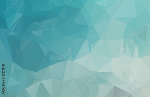Blue Light Polygonal Mosaic Background. geometric pattern, triangles background. Creative Business Design Templates. Vector illustration.