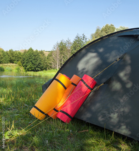 Campsite near the river