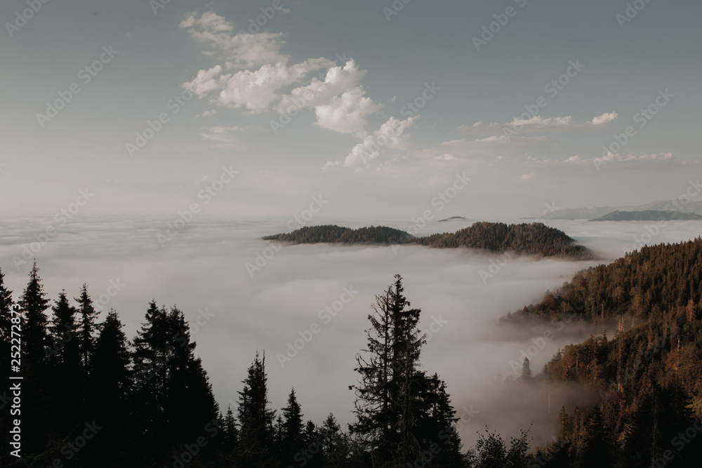 Obraz premium sunrise over lake