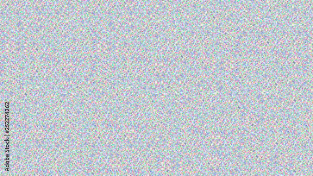 Abstract screen color noise texture, Digital pixel glitch