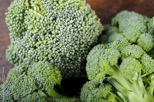 broccoli inflorescence close up